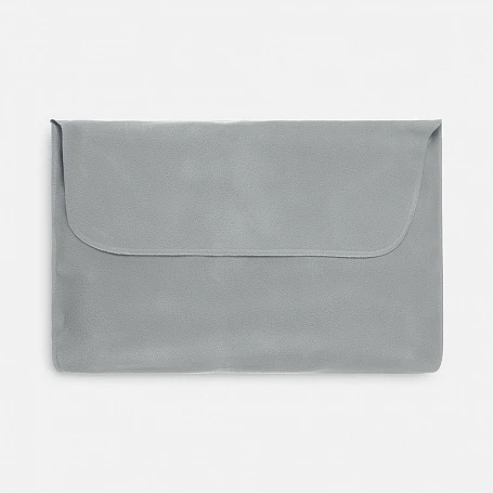 Надувная подушка под шею в чехле Sleep, темно-серая