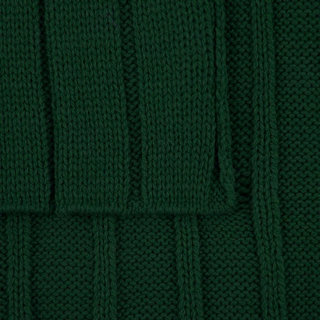 Плед Tressa, темно-зеленый