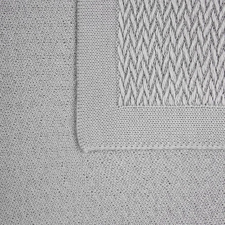 Плед Ornato, серый (кварцевый меланж)