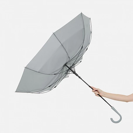 Зонт-трость Nimbrella, серый
