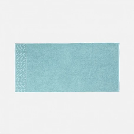 Полотенце махровое Hoya, большое, голубое