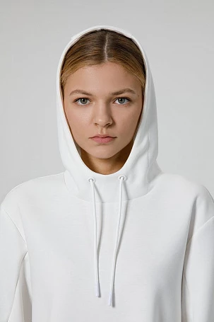 Худи унисекс Begi, молочно-белое