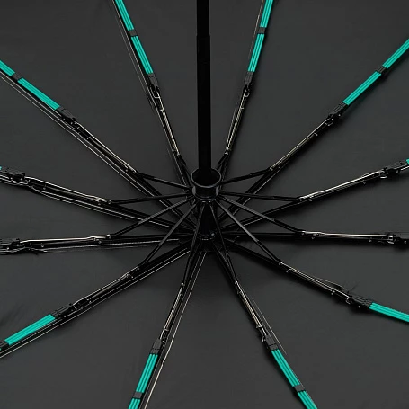 Зонт складной с УФ-защитой Ribstar, бежевый