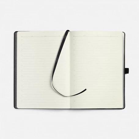 Ежедневник Peel Flex, недатированный, черный