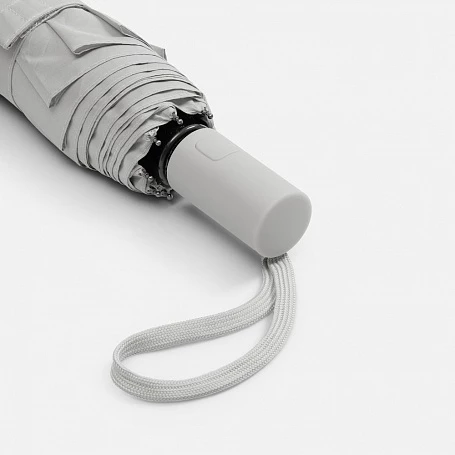 Зонт складной Cloudex, светло-серый