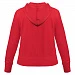 Толстовка женская Hooded Full Zip красная