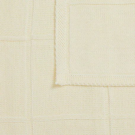 Плед Chainfield, белый (молочный)