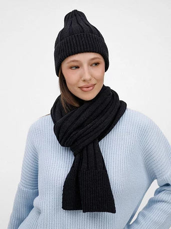 Шарф Bellish, черный