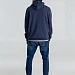 Толстовка с капюшоном унисекс Hoodie, синий меланж