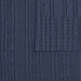 Плед Remitti, серо-синий (сланец)