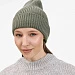 Шапка Catch Match без помпона, зеленая (полынь)