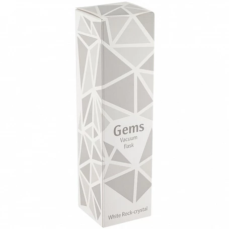 Термос Gems White Rock Crystal, белый горный хрусталь