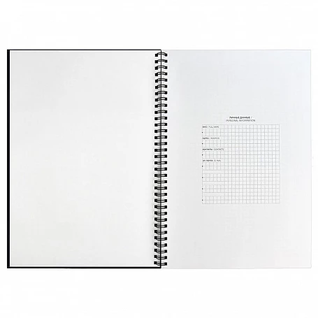 Ежедневник Notera Maxi, недатированный, черный