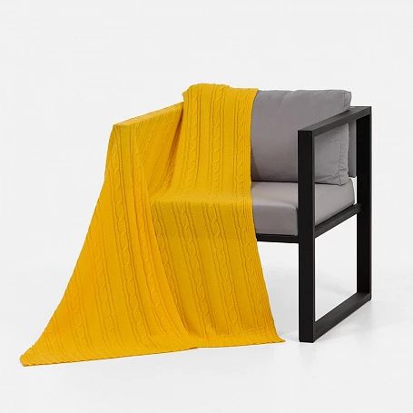 Плед Remitti, желтый