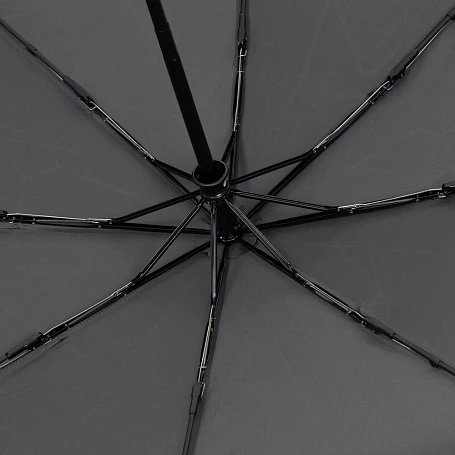 Зонт складной Smooth Move с плавным закрытием, серый