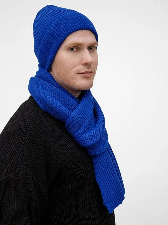 Шапка Nobilis Mono, синяя (аква)