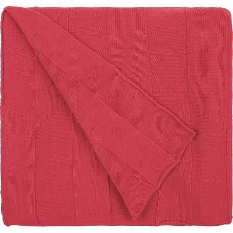 Плед Rombus, темно-розовый (коралл)