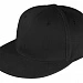 Бейсболка Snapback с прямым козырьком, черная