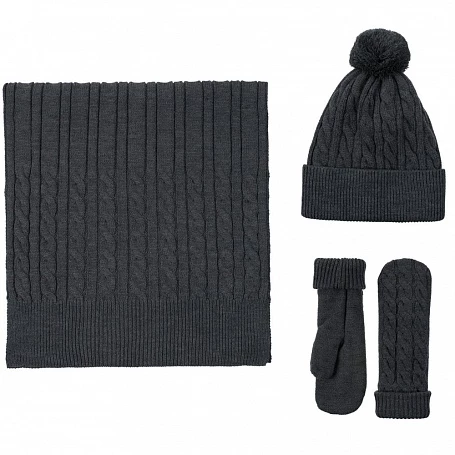 Шапка Heat Trick, темно-серый меланж