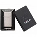 Зажигалка Zippo Slim Brushed, матовая серебристая