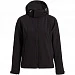 Куртка женская Hooded Softshell черная